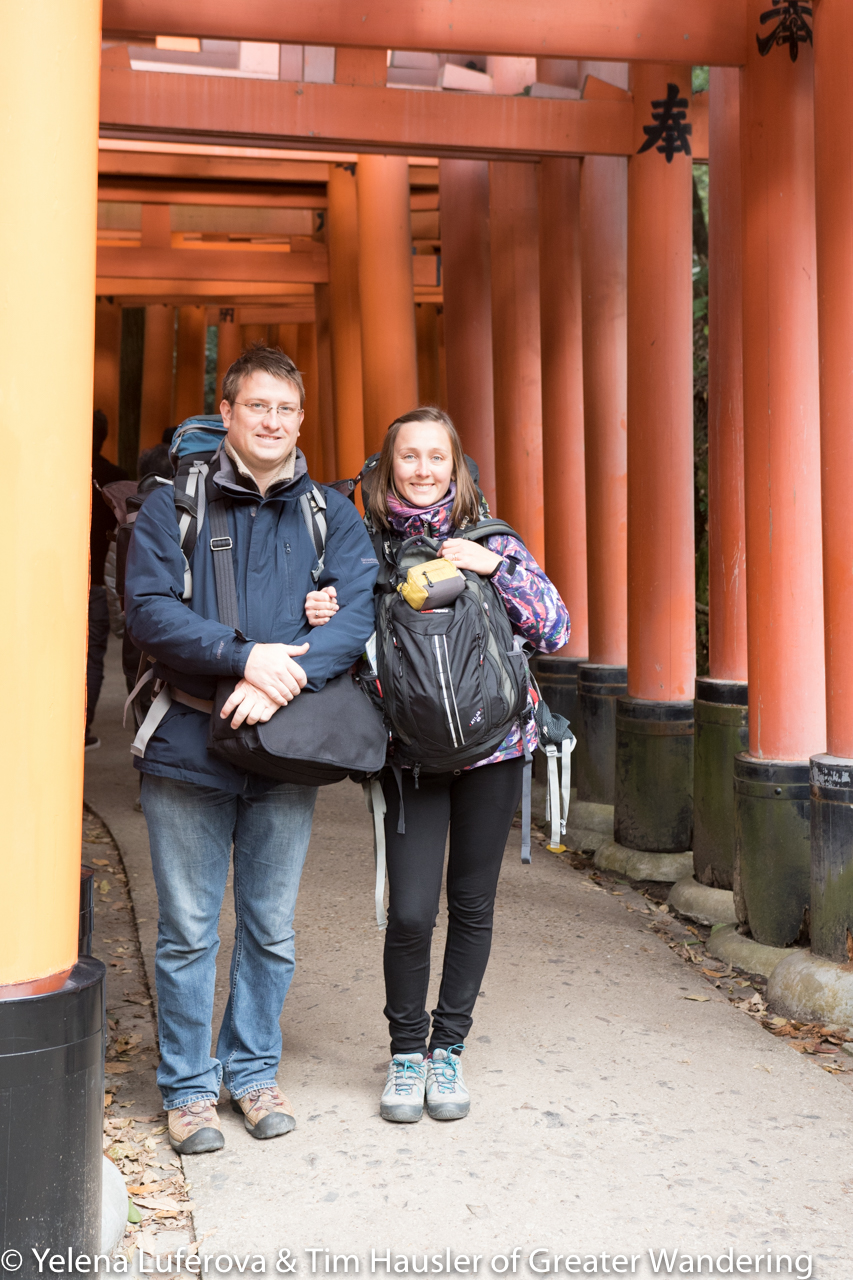 Fushimi Inari - Very orange and us,